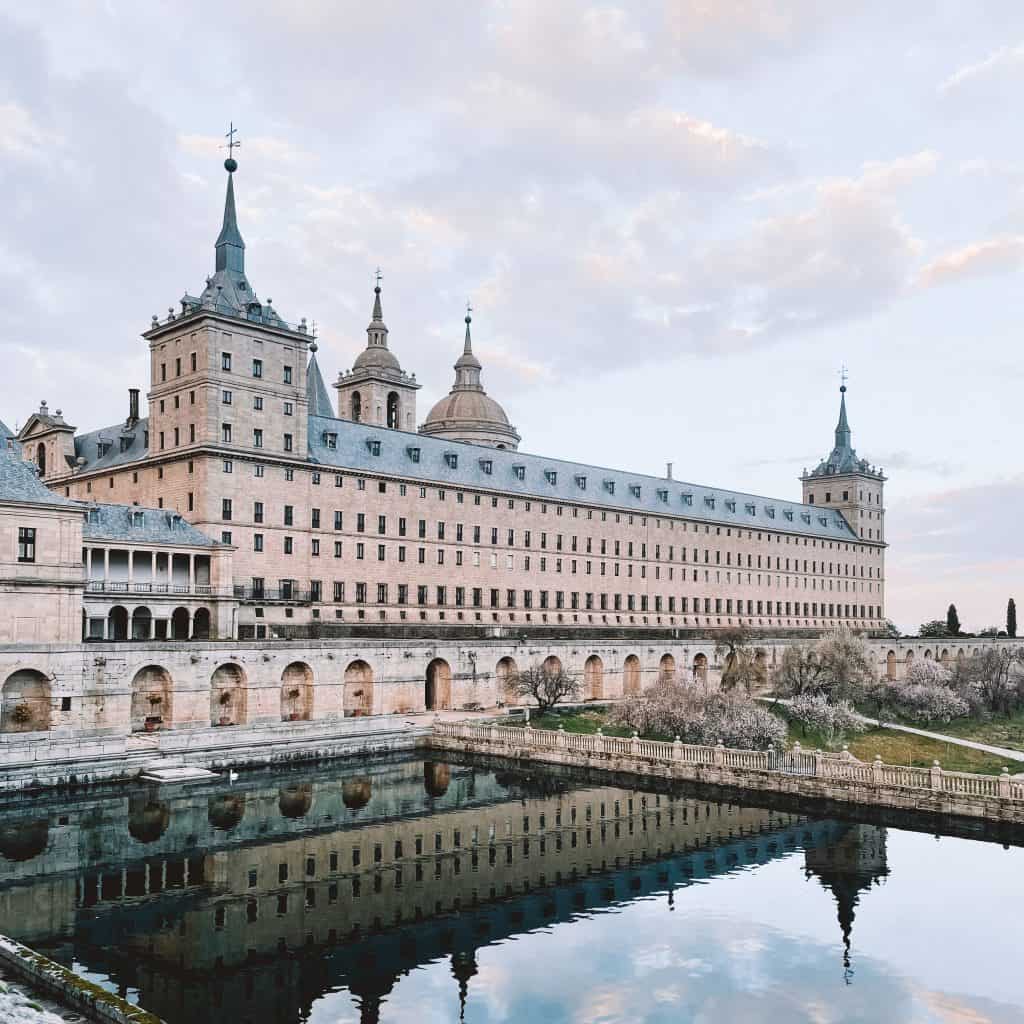 Living in Spain The palace in El Escorial in Spain