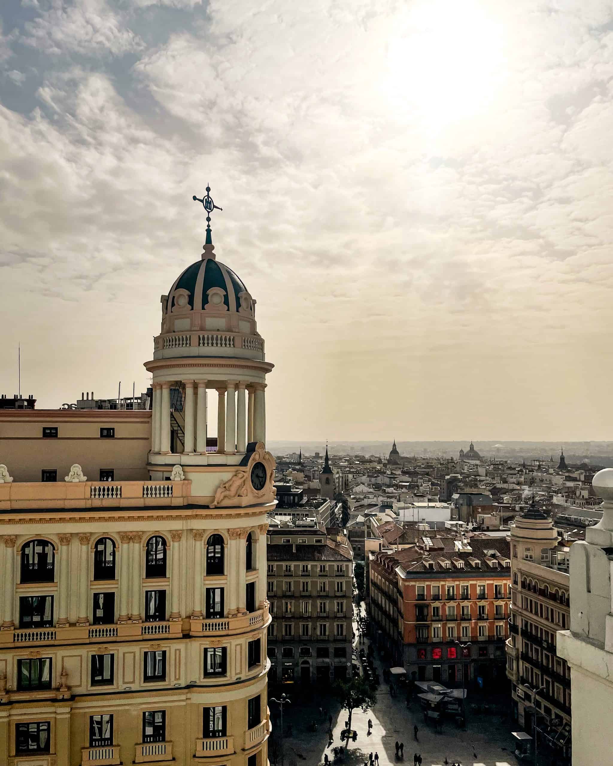 non-touristy things to do in Madrid Stunning views of historic Spanish buildings in Madrid, Spain