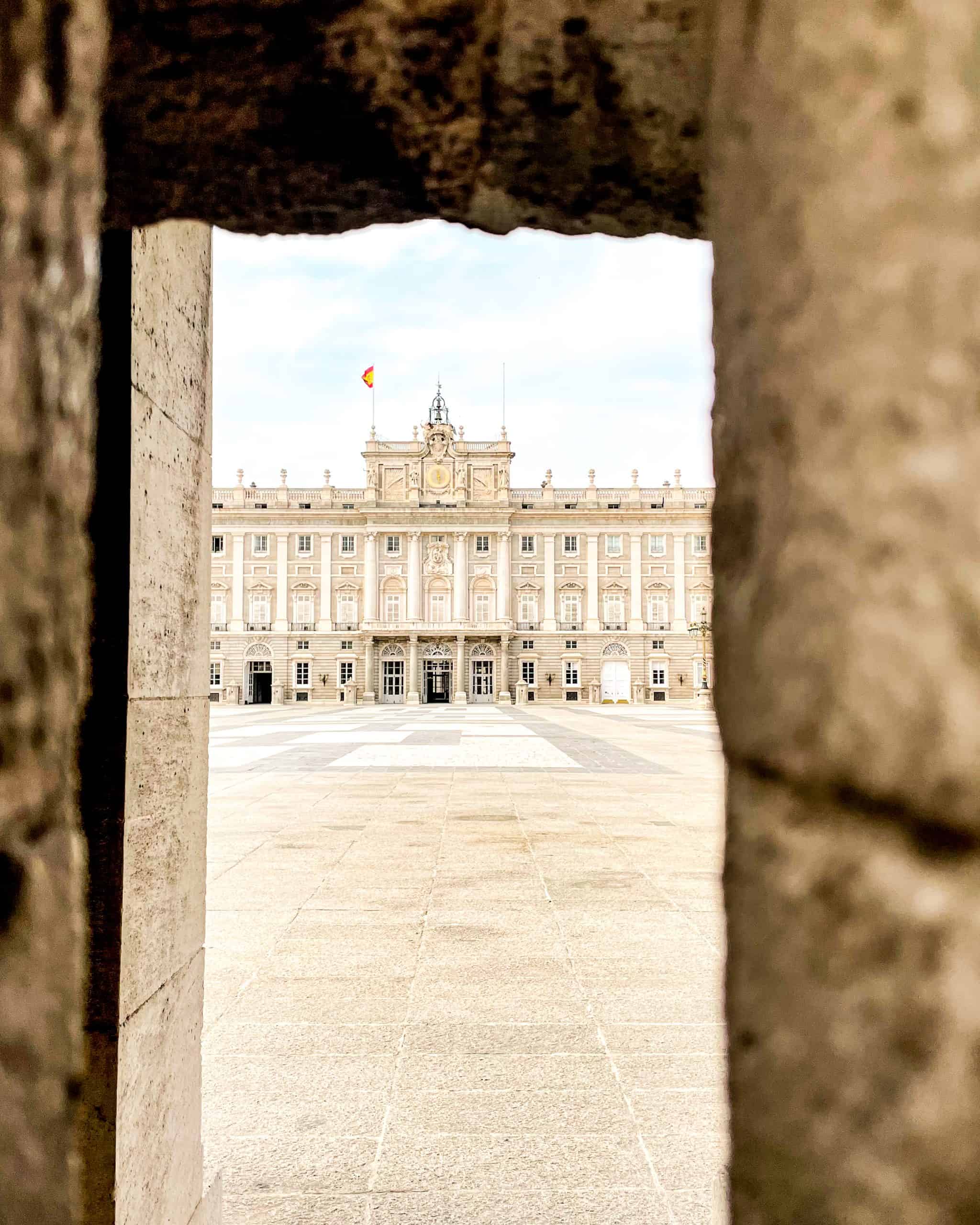 non-touristy things to do in Madrid View of the Madrid Royal Palace in Madrid, Spain