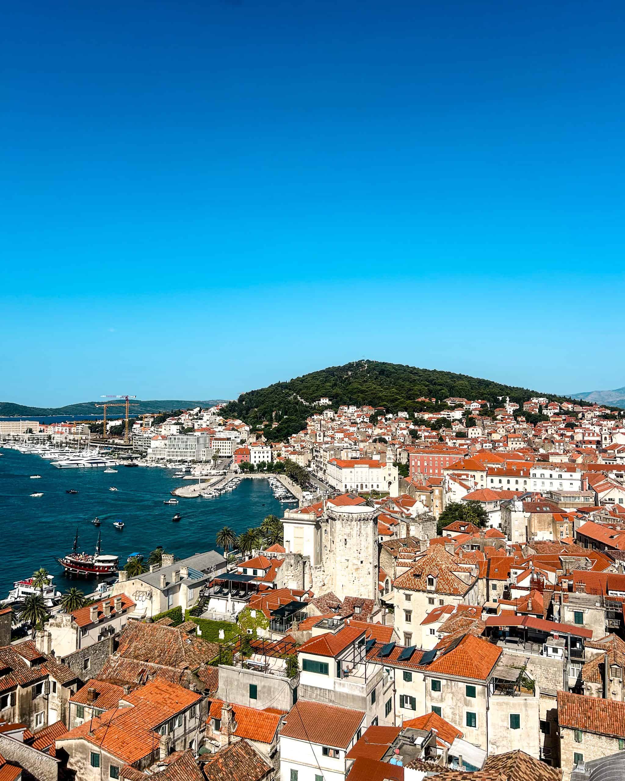9 days in Croatia red-roof buildings near the sea in Dubrovnik, Croatia