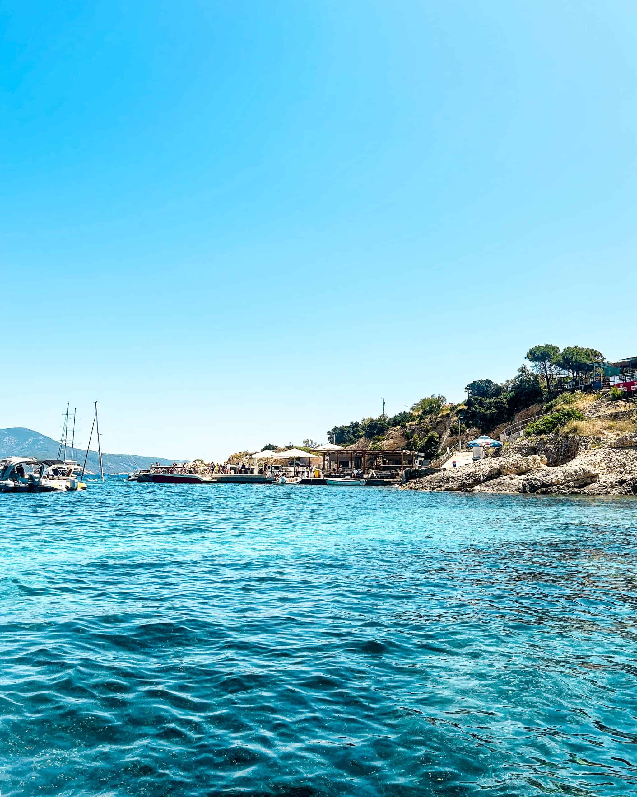 9 days in Croatia Sailboats on the bright blue water of the Adriatic Sea near the shore in Croatia