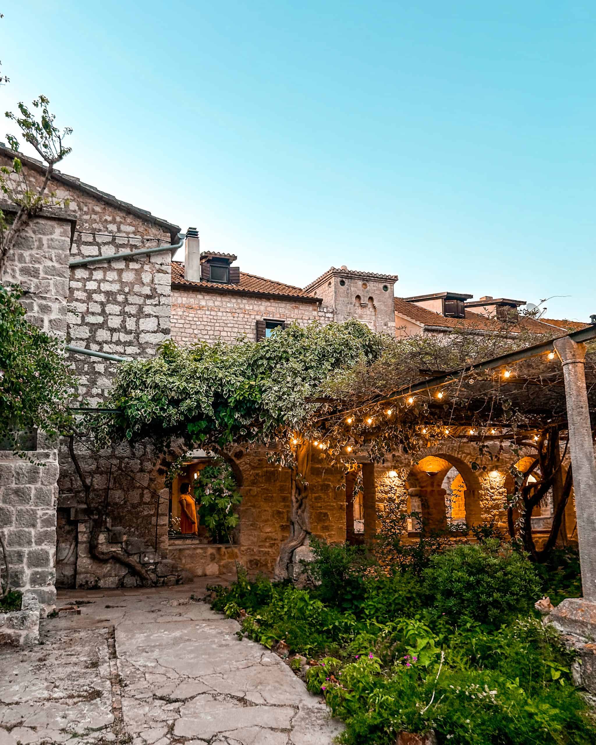 Is Croatia worth visiting? historic outdoor courtyard in Croatia
