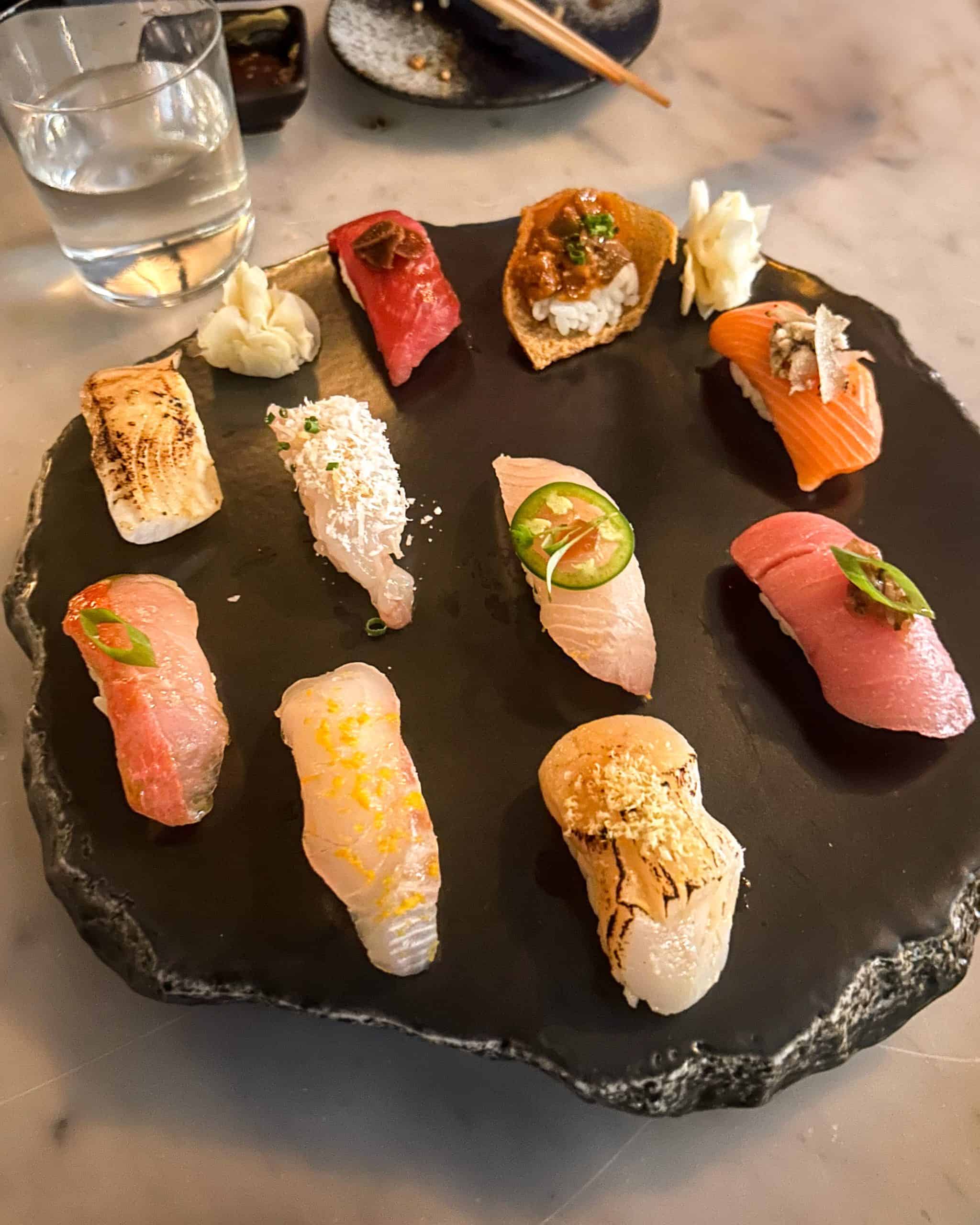 sushi omakase in New York in the West Village