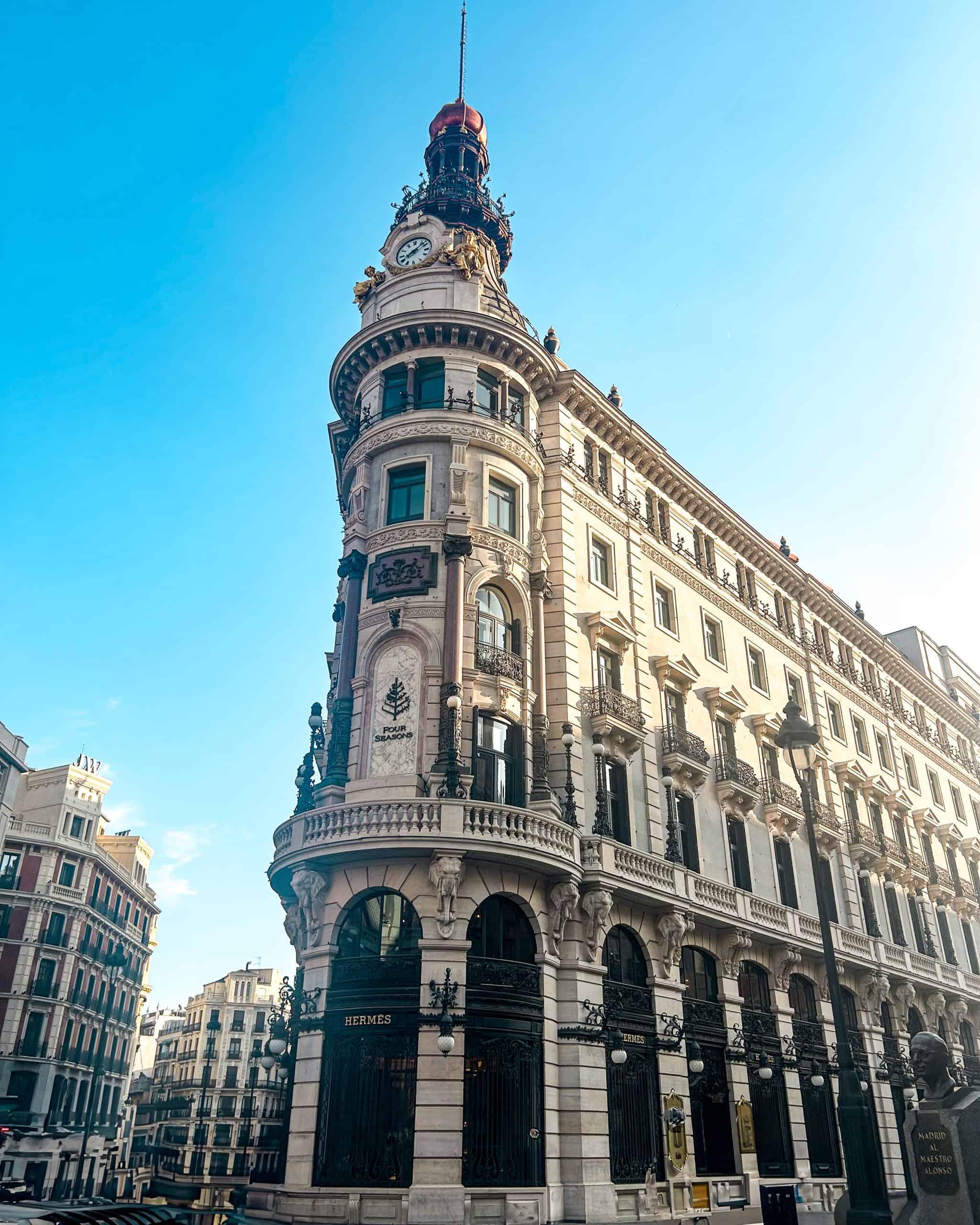 stunning architecture in Madrid, Spain